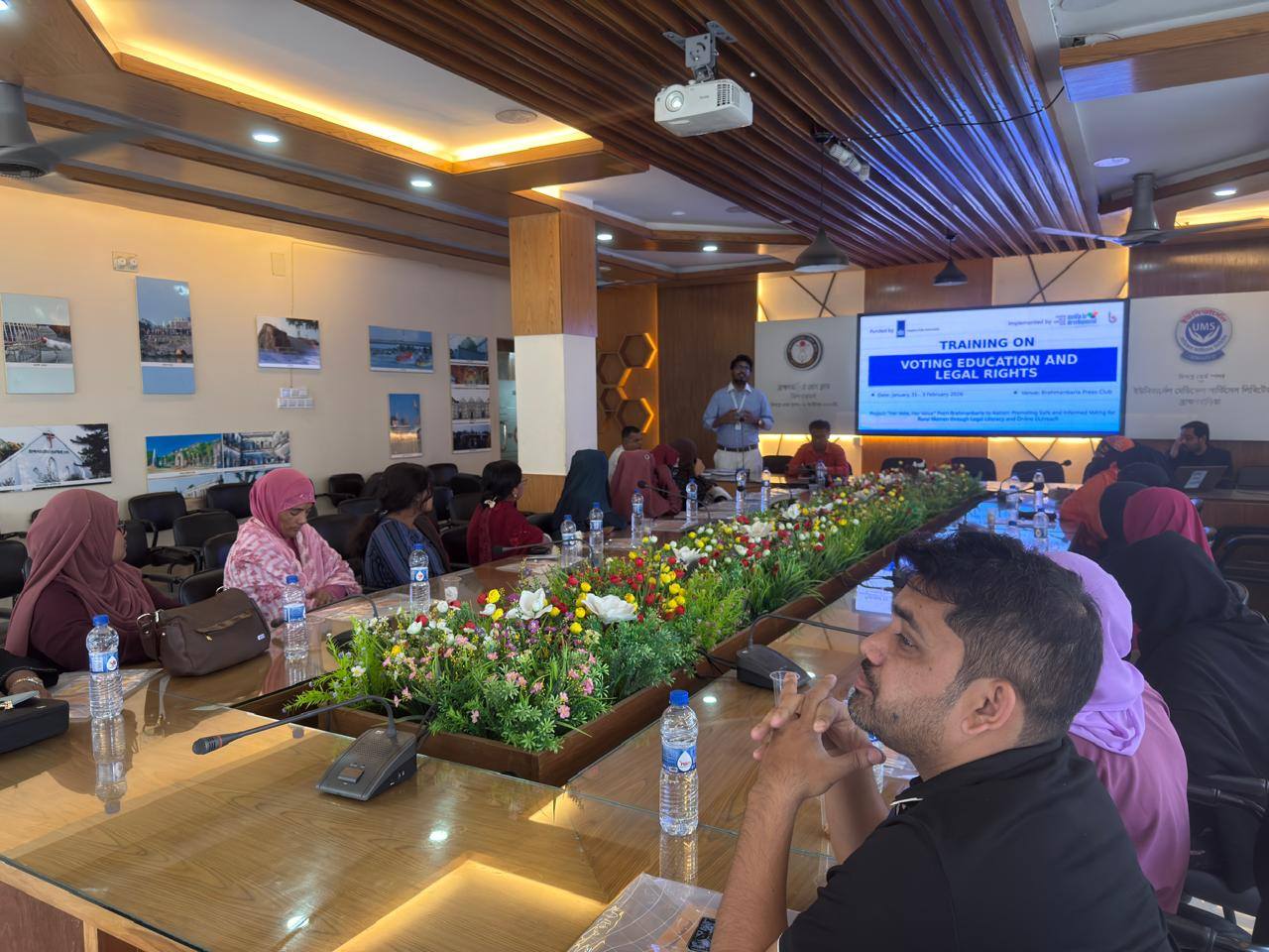 SACMID Concludes Third Day of Training on Voter Education and Legal Rights for Women in Brahmanbaria