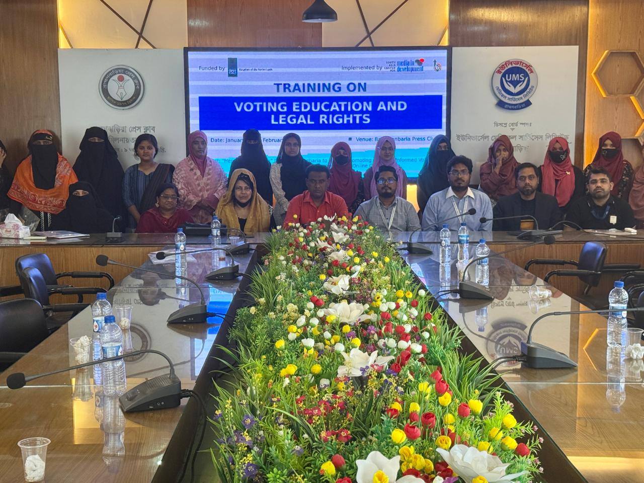 SACMID Concludes Third Day of Training on Voter Education and Legal Rights for Women in Brahmanbaria